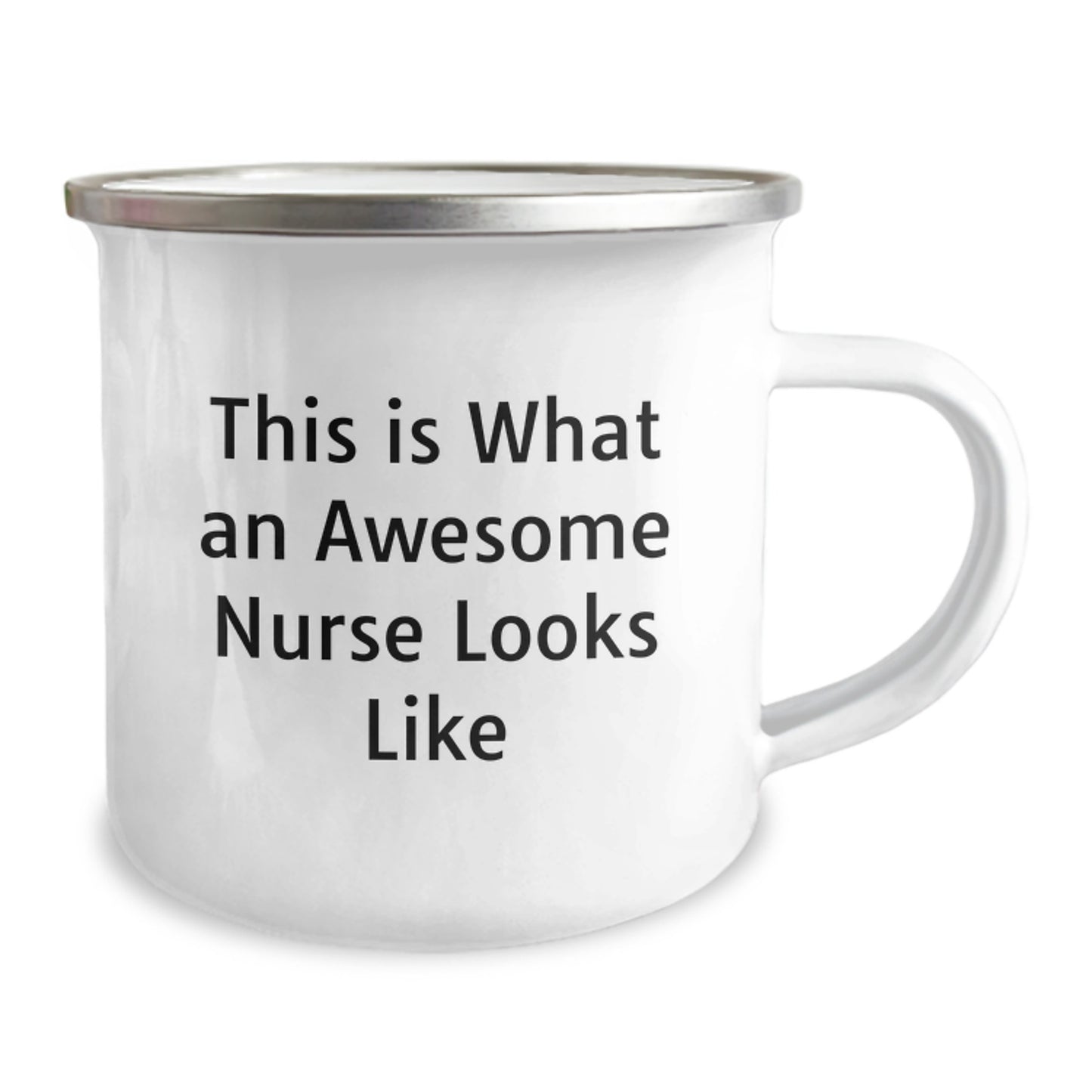 Funny Nurse Gifts, Camping Mug, This Is What An Awesome Nurse Looks Like, Birthday Unique Gifts from Friends to Family - Image 2