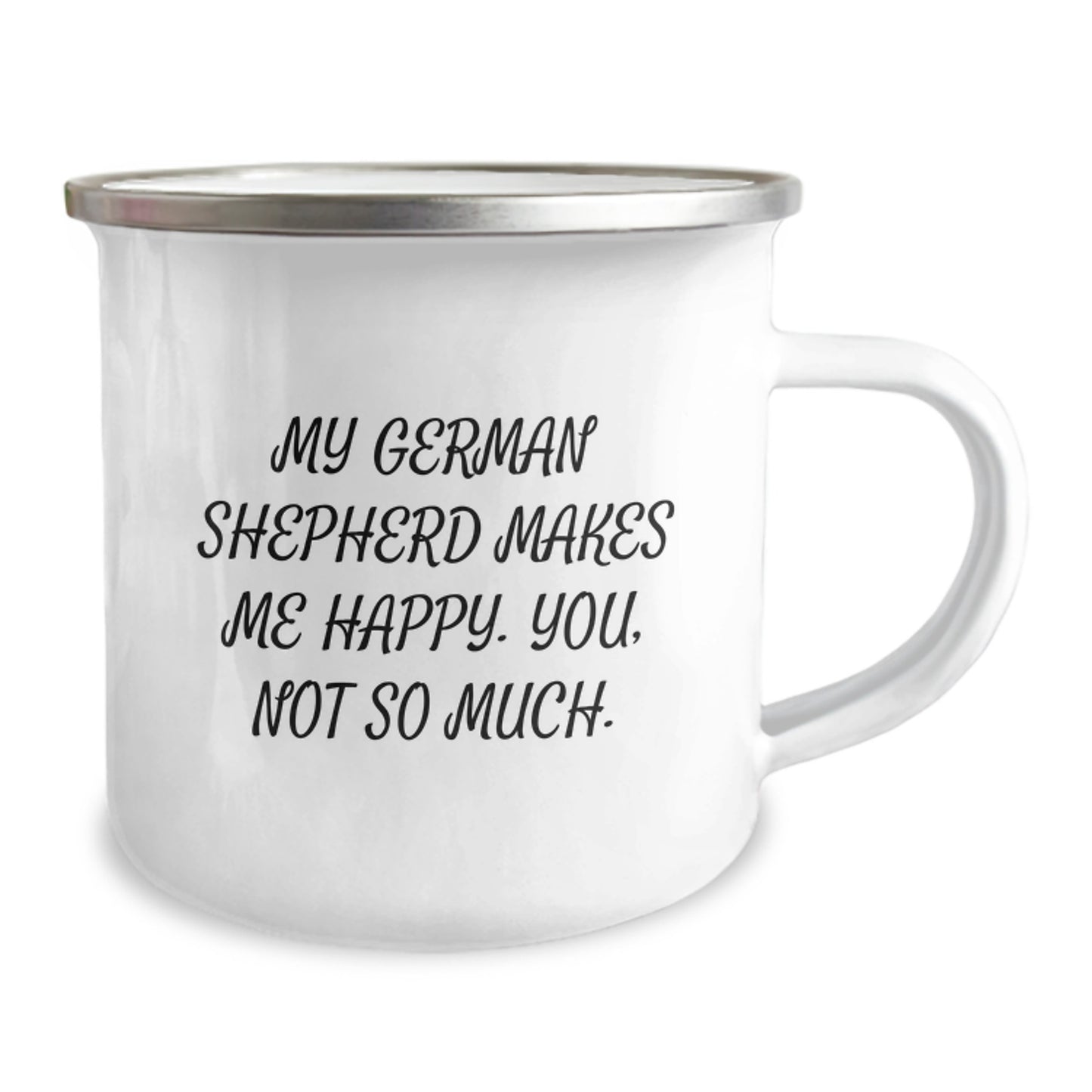 German Shepherd Dog Camping Mug, Funny Quote Gifts for Men, Women, Family from Friends - Birthday Unique Gifts - Image 2