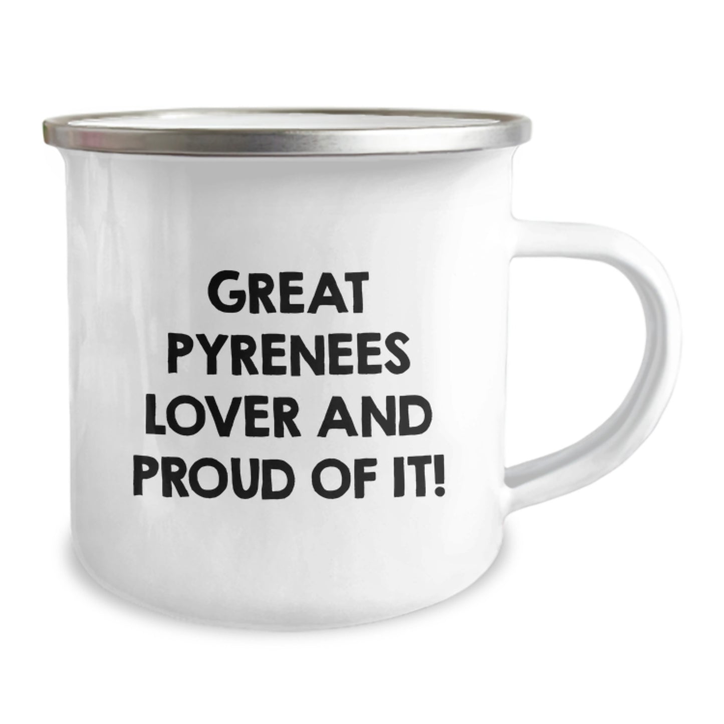 Great Pyrenees Dog Lover Gifts, Funny Quote Camping Mug, 12 oz Stainless Steel, Birthday Unique Gifts from Friends, Family, or Coworkers for Great Pyrenees Dog Enthusiast - Image 2