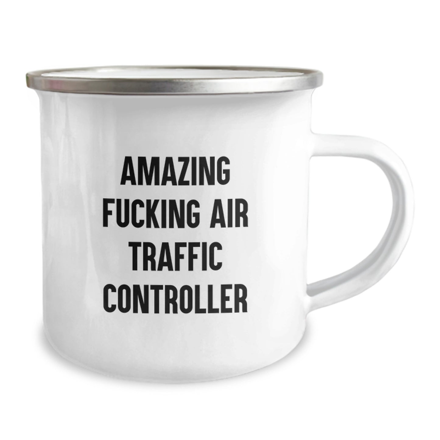 Funny Air Traffic Controller Gifts for Men, Camping Mug with Inspirational Quote from Amazing F--king Air Traffic Controller, Ideal Gift for Air Traffic Controller Graduation - Image 2