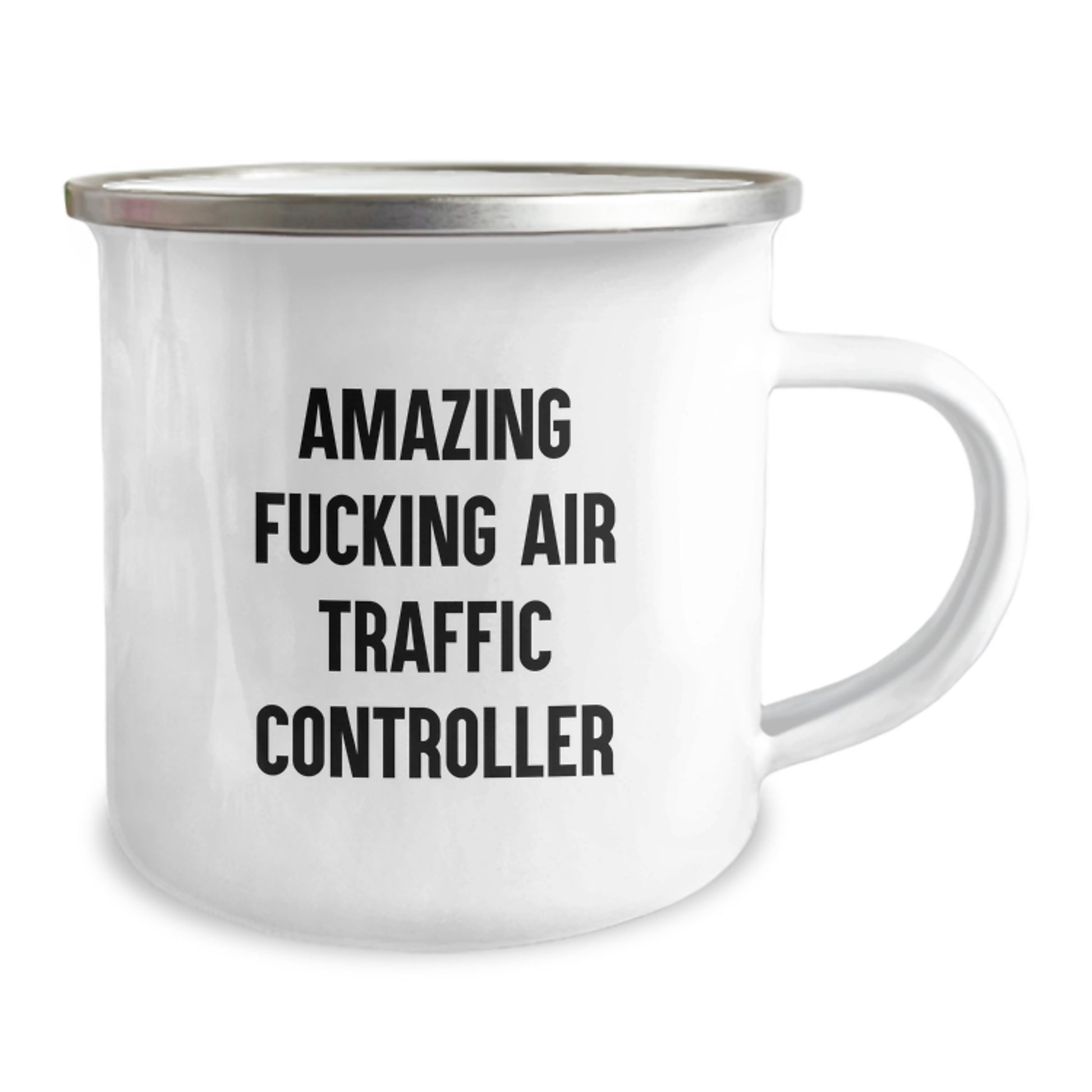 Funny Air Traffic Controller Gifts for Men, Camping Mug with Inspirational Quote from Amazing F--king Air Traffic Controller, Ideal Gift for Air Traffic Controller Graduation - Image 2