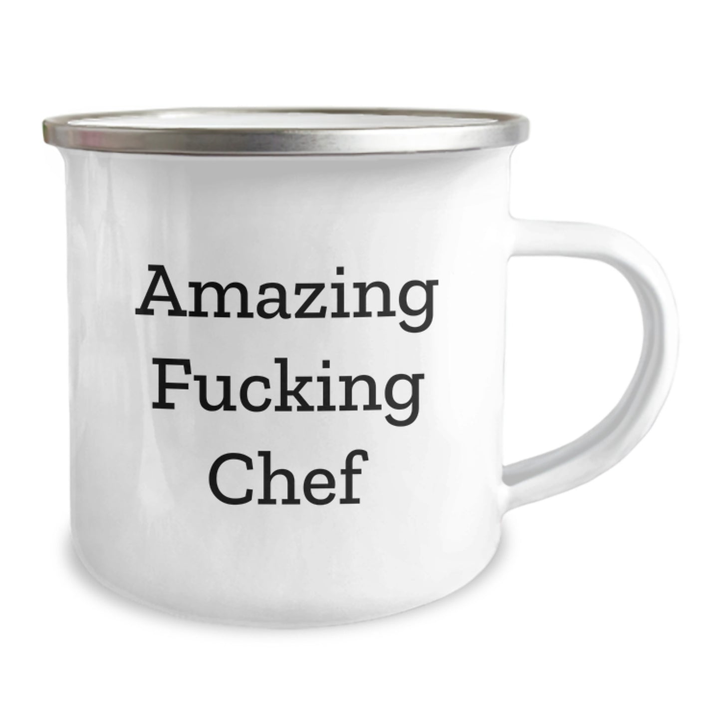 Funny Chef Gifts from Friends for Graduation Unique Gifts with Amazing Quote, Camping Mug for Men and Women, 12 oz Stainless Steel with Enamel Finish - Image 2