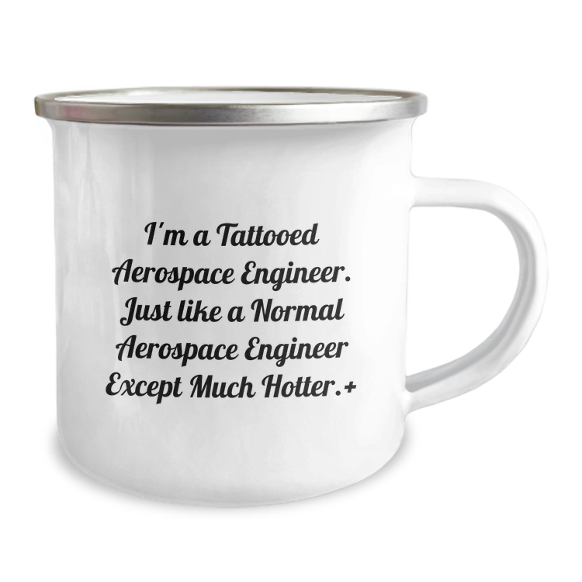Funny Aerospace Engineer Gifts from Friends - Inspirational Camping Mug for Men, 12 oz Stainless Steel with Enamel Finish - Gifts for Aerospace Engineer Graduation - Image 2