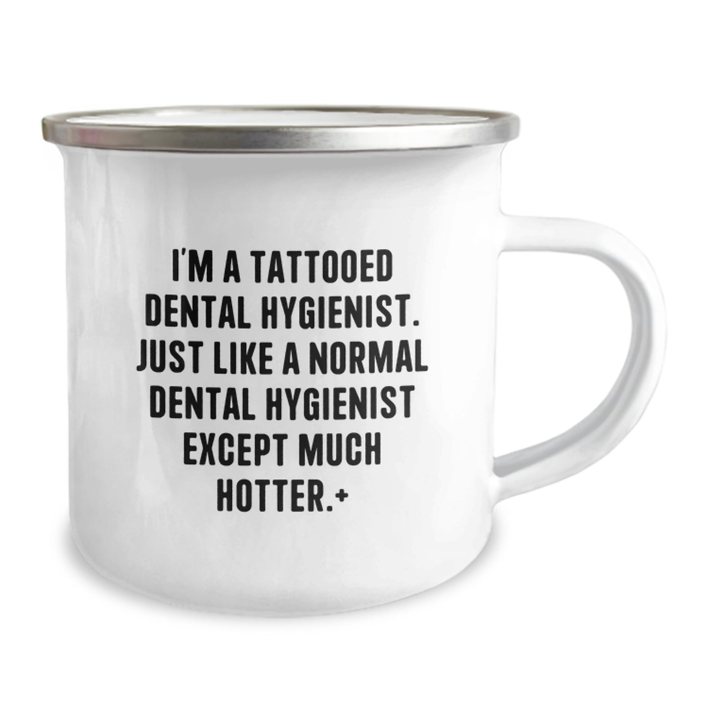 Tattooed Dental Hygienist Gifts for Men Friends Coworkers - Funny Camping Mug for Graduation Unique Gifts from Women to Dental Hygienist - Image 2