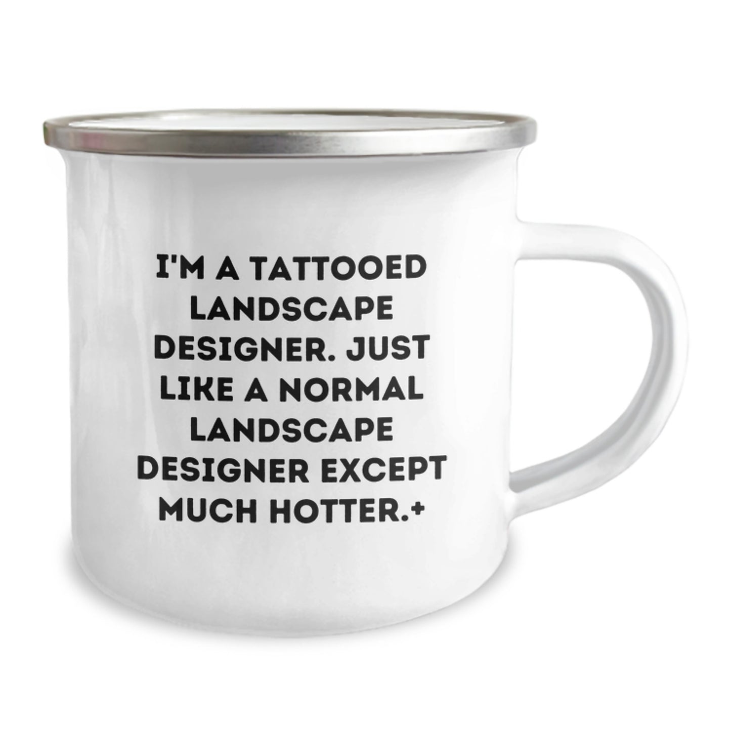 Funny Landscape Designer Gifts, I'm A Tattooed Landscape Designer... Camping Mug for Men, Women, Friends, Coworkers, Family - Graduation Unique Gifts - Image 2