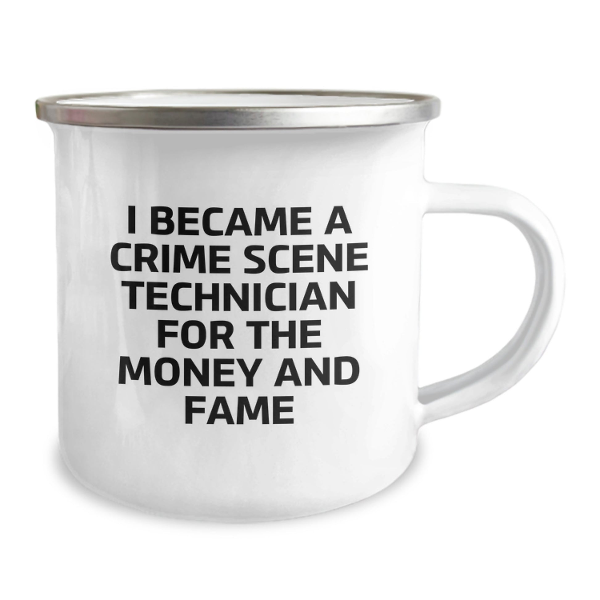 Funny Crime Scene Technician Camping Mug - Gifts from Friends for Crime Scene Technician Graduation - Image 2
