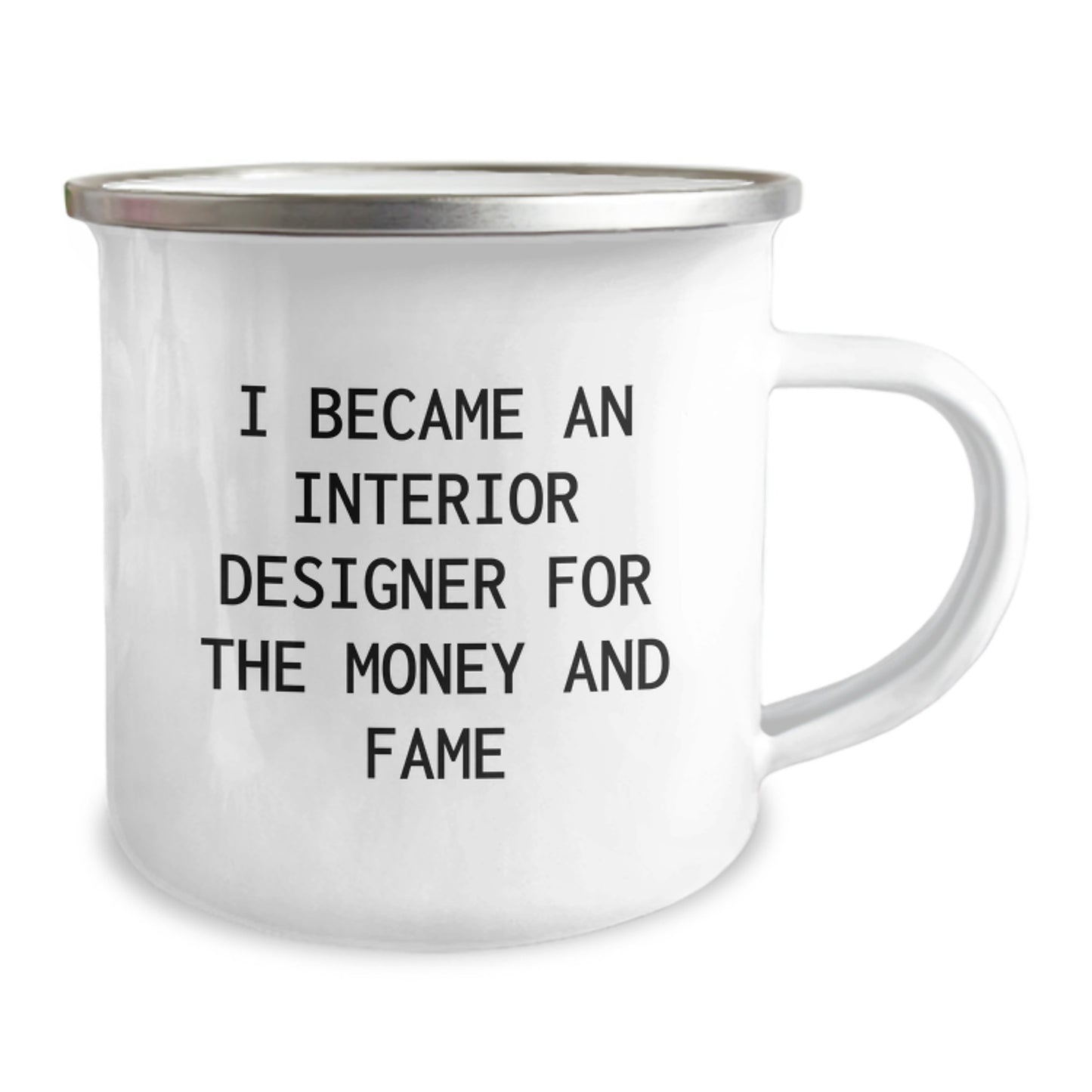 Gifts from Friends for Interior Designer Graduation, Inspirational Quote, Camping Mug - Image 2