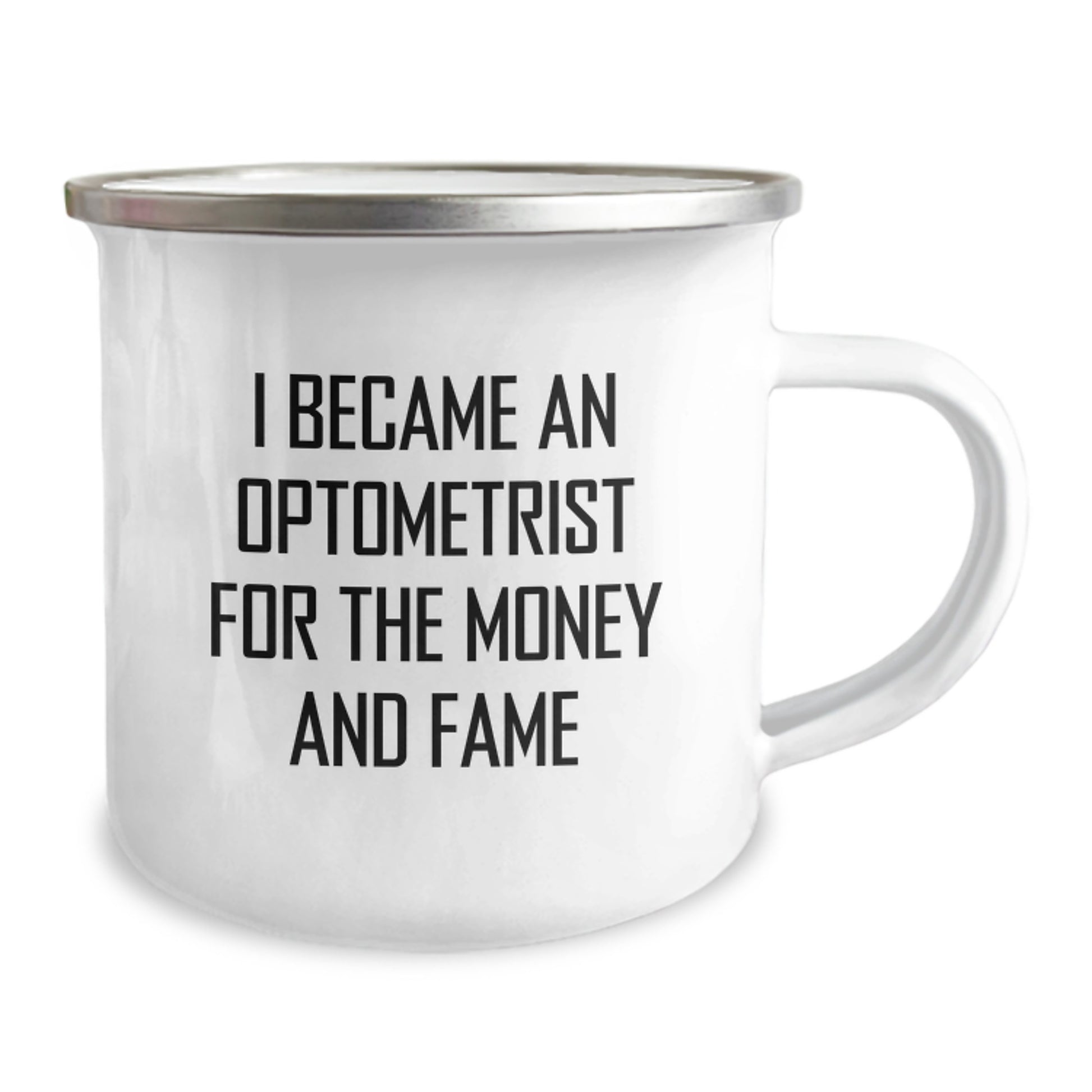Optometrist Gifts Funny Quote Camping Mug for Graduation Unique Gifts from Friends and Family - Image 2