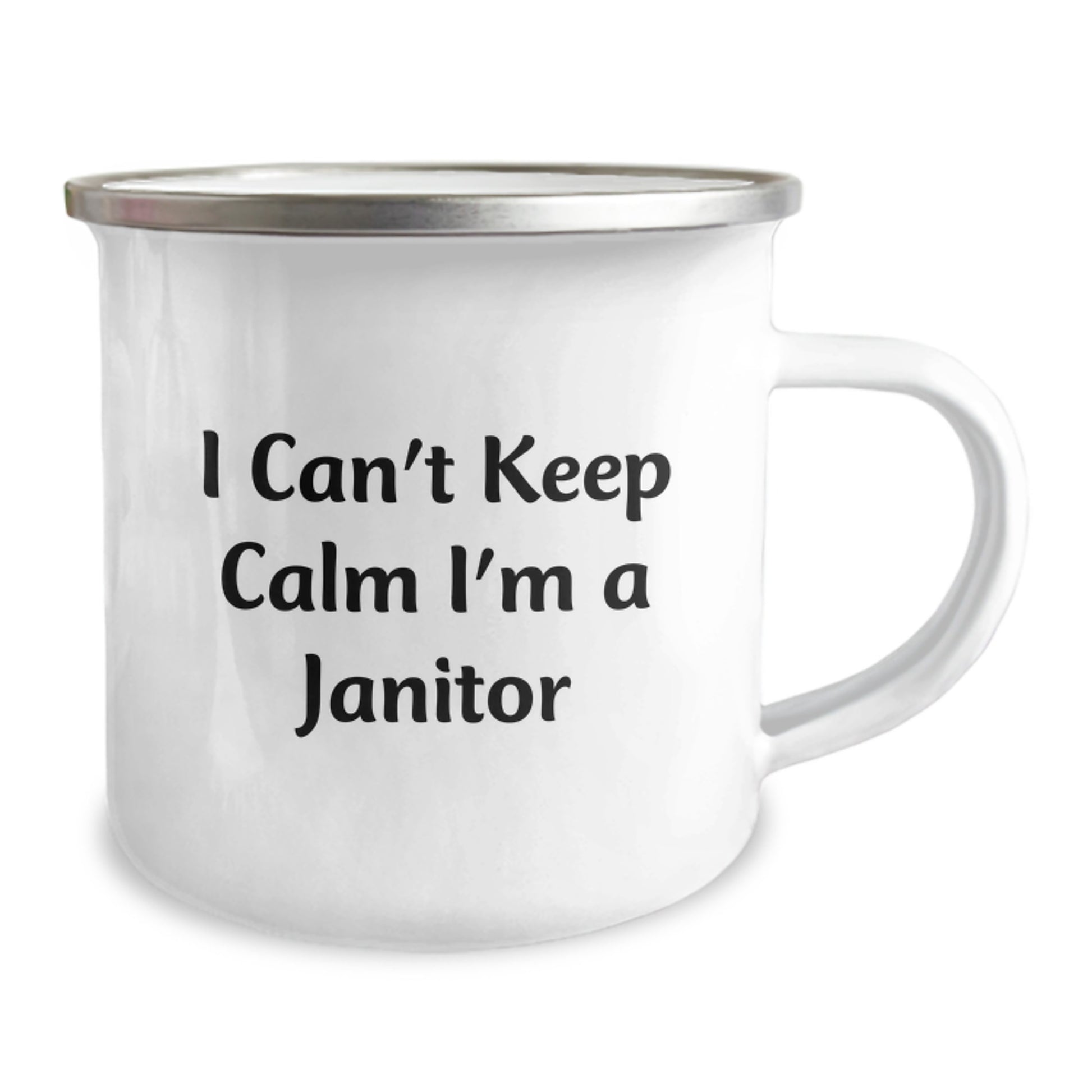 Funny Janitor Quote Gifts for Men, Women, Friends, Coworkers, or Family - 'I Can't Keep Calm I'm A Janitor' Janitor Birthday Unique Gifts from Friends, Coworkers, or Family - Image 2