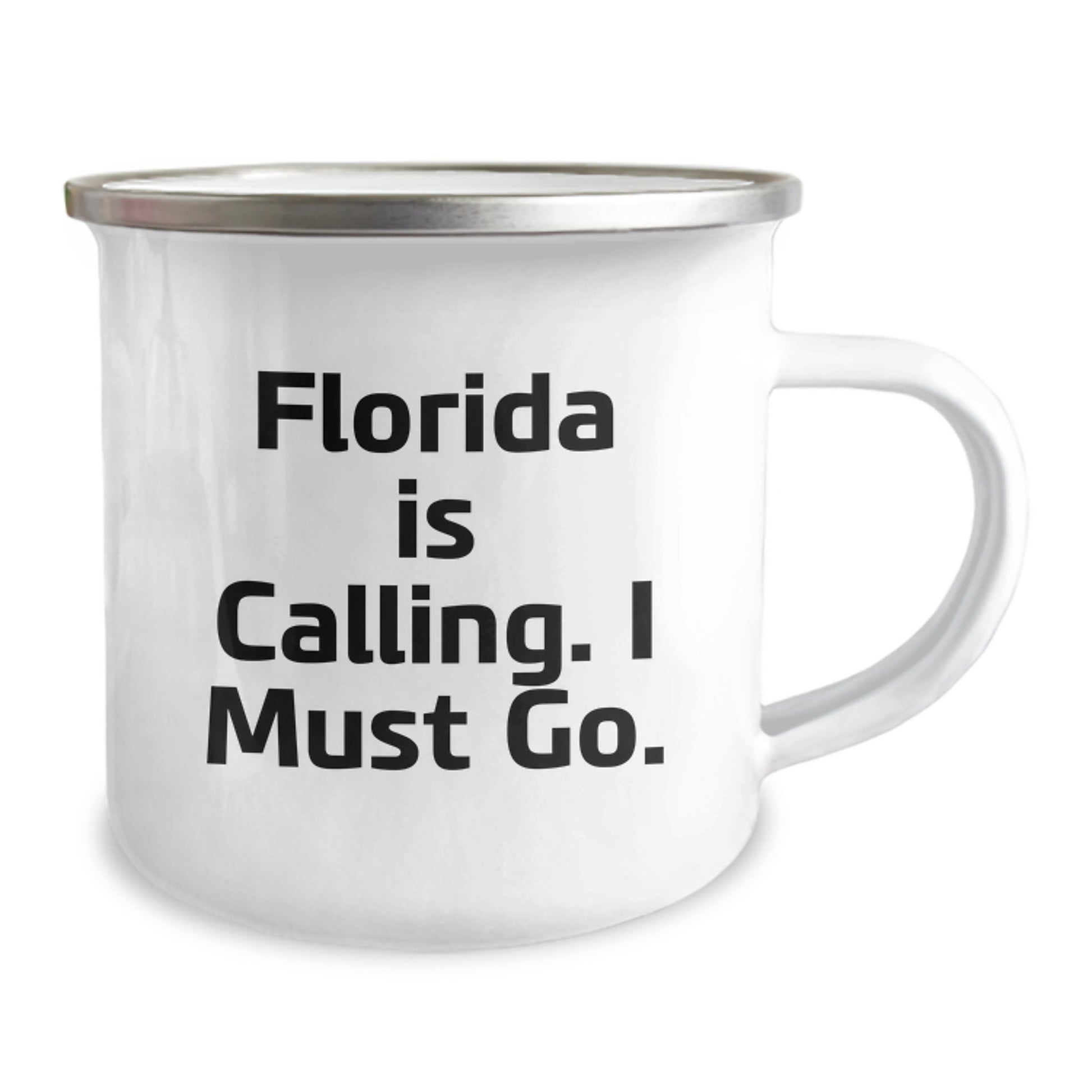 Florida Camping Mug, Funny Quote 'Florida Is Calling. I Must Go.' for Birthday Unique Gifts from Friends to Family - Image 2