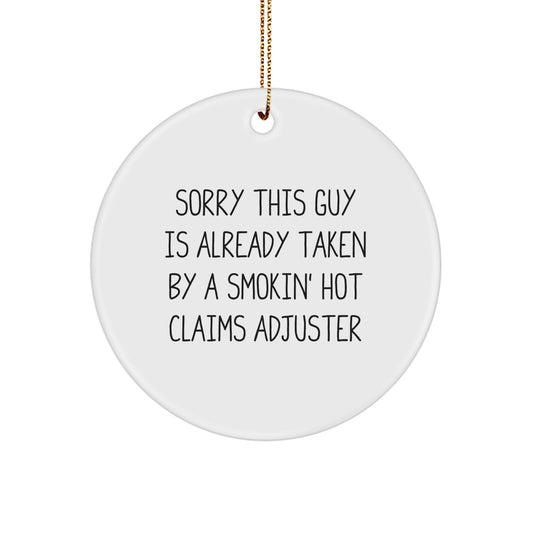 Funny Claims Adjuster Gifts from Friends for Christmas Unique Ornaments - Image 1