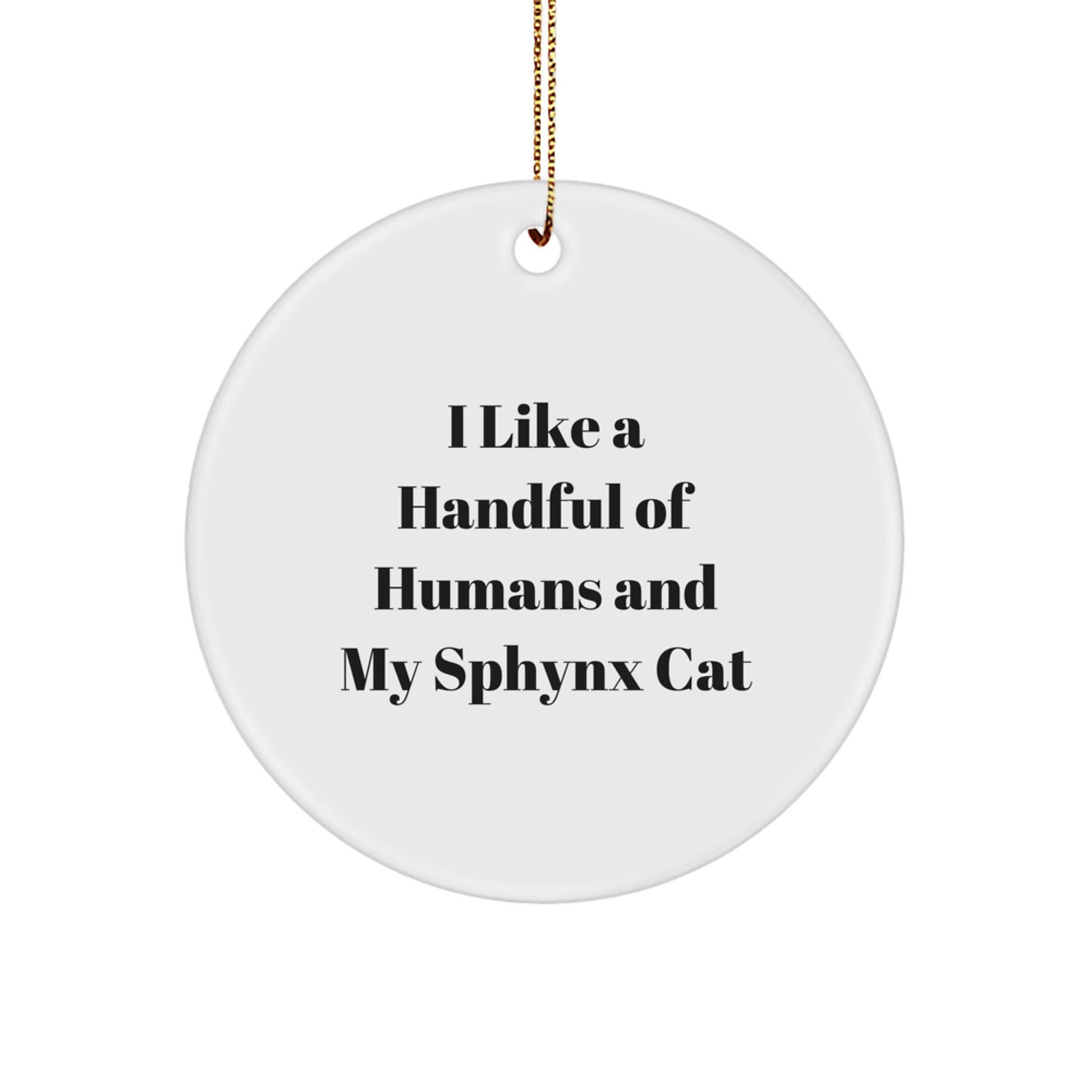Sphynx Cat Lovers' Delight, Funny Quote Gift for Friends, Christmas Unique Gifts from Family - Image 1