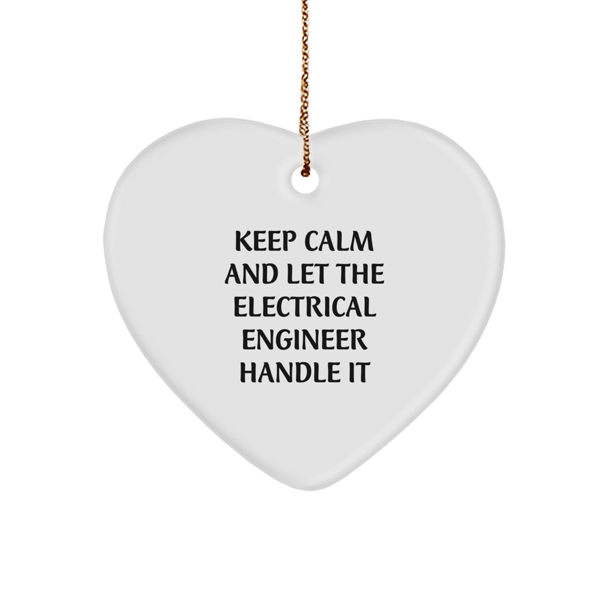 Keep Calm and Let the Electrical Engineer Handle It Funny Electrical Engineer Gifts for Christmas - Image 1