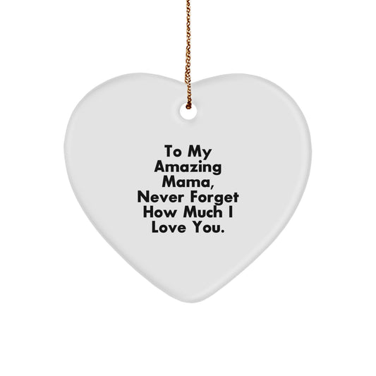 Heartfelt Tribute to My Amazing Mama, Gifts for Mama, Christmas Unique Messages, Mama Gifts from Men to Women - Image 1