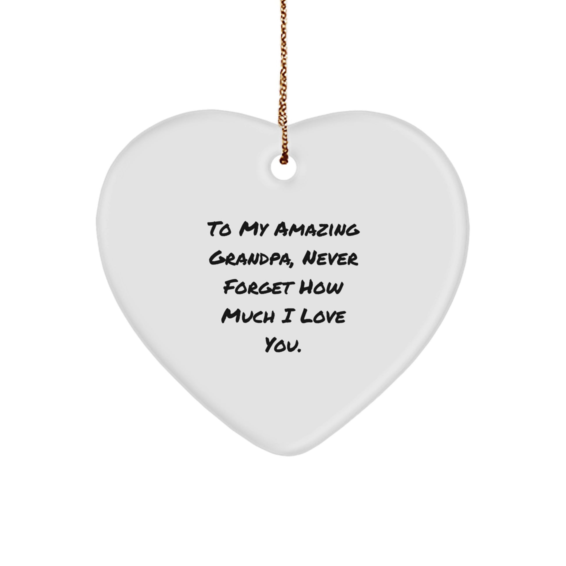 To My Amazing Grandpa, Heartfelt Gifts from Family - Christmas Unique Grandpa Gifts - Image 1