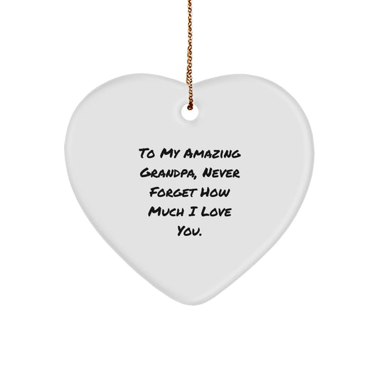 To My Amazing Grandpa, Heartfelt Gifts from Family - Christmas Unique Grandpa Gifts - Image 1