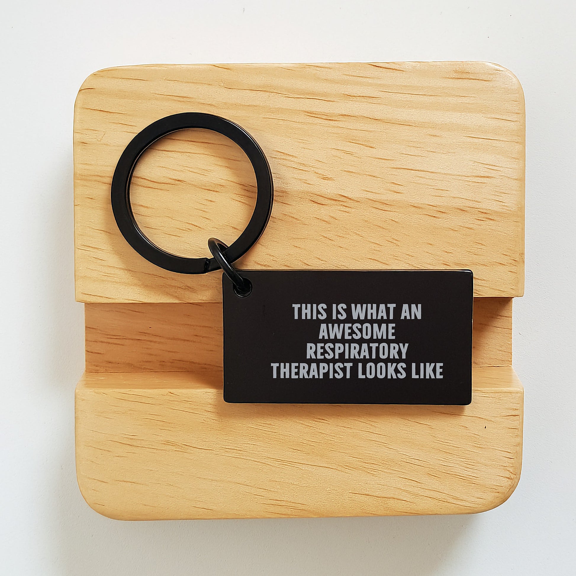 Funny Respiratory Therapist Gifts, Keychain with Inspirational Quote, Birthday Unique Gifts from Friends to Respiratory Therapist - Image 2
