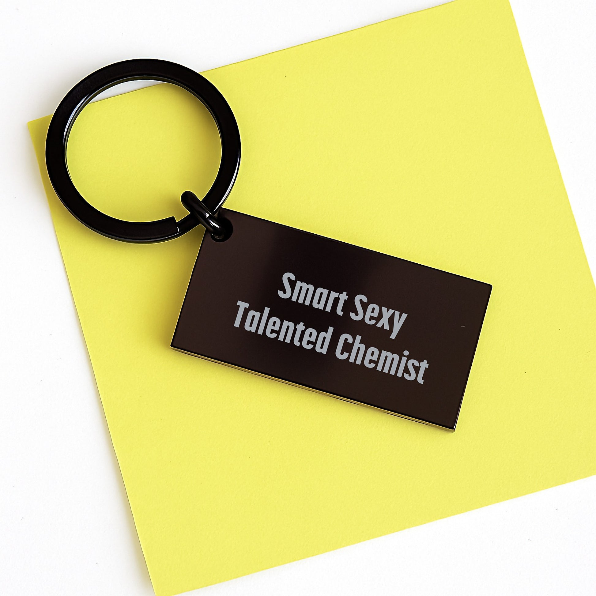 Funny Smart Sexy Talented Chemist Keychain Gifts for Birthday from Friends and Family - Image 3
