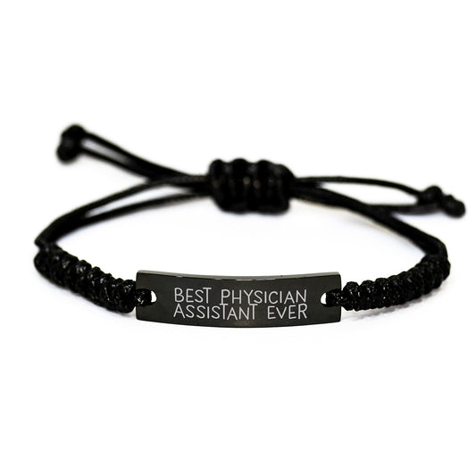 Best Physician Assistant Ever Rope Bracelet, Gifts from Family or Friends to Physician Assistant, Graduation Unique Gifts - Image 1